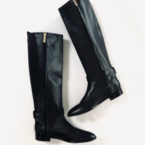 Ted Baker Tall Black Leather Knee High Boot - Picture 5 of 13